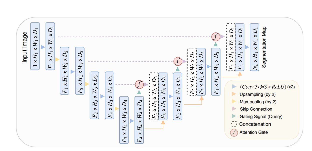 Diagram of Attention U-Net