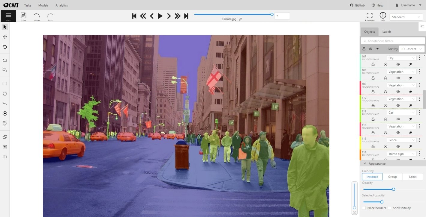 Computer Vision Annotation Tool CVAT