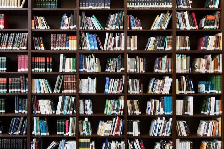 library with books for learning