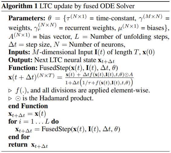 liquid neural networks