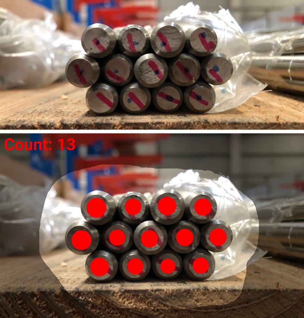 Detection and counting with computer vision AOPI