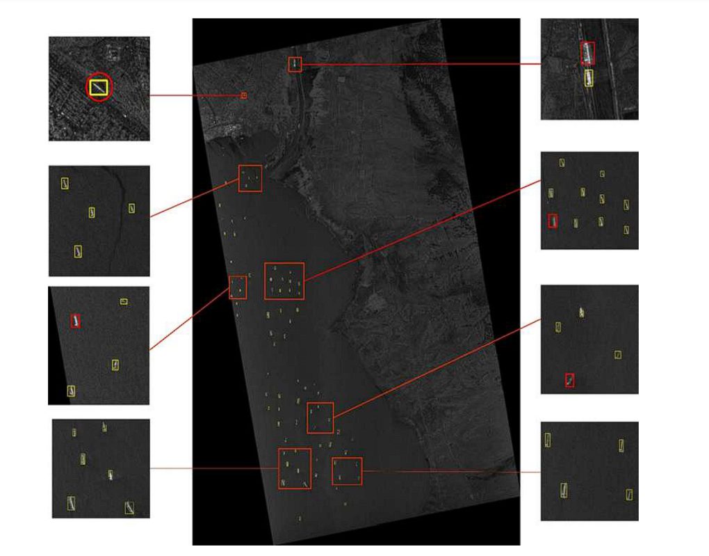 image of sar image on ships