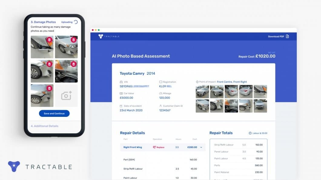 tractable.ai computer vision company