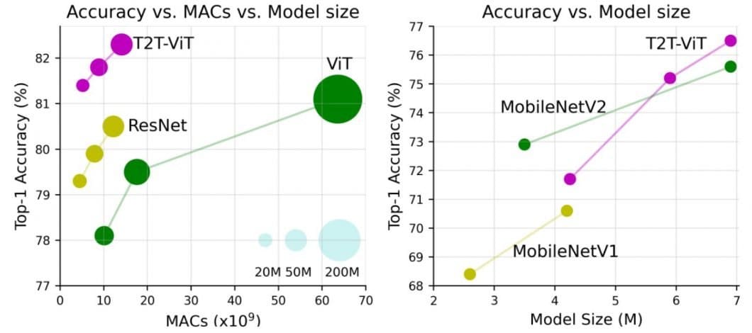 Performance benchmark comparison of Vision Transformers (ViT)