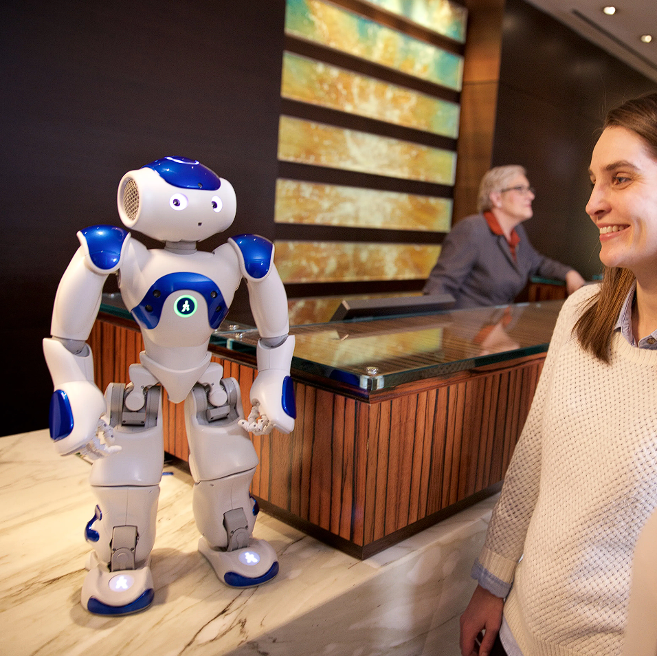 image of hilton robot