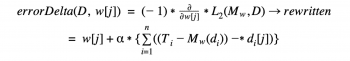 error delta function