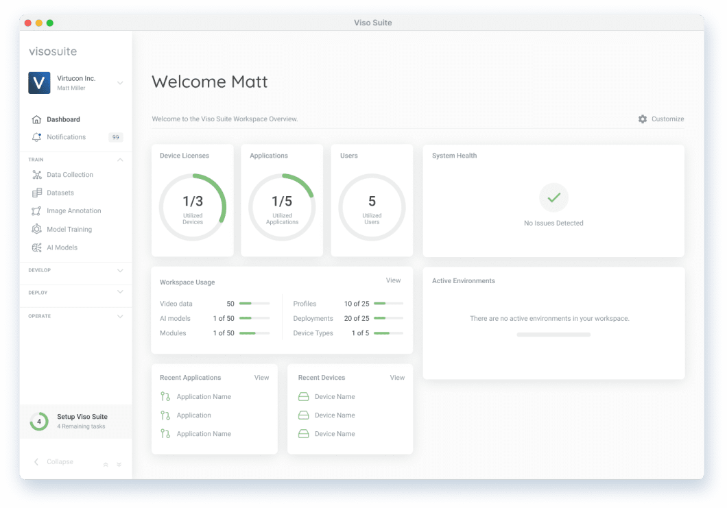 Viso Suite is the end-to-end machine learning infrastructure