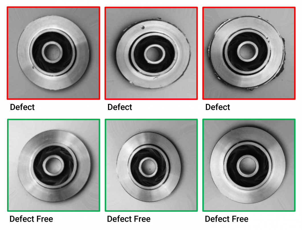 Defect classification for manufacturing 